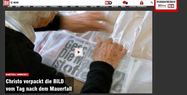 Christo: making of WRAPPED BILD BERLIN