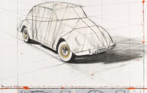 Christo Wrapped Beetle Wrapped Volkswagen Collage Grafik Edition