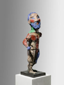 Markus Lüpertz, „Herkules Entwurfsmodell 21“, 2009, Bronze bemalt, 76 x 22 x 27 cm, © Courtesy Galerie Michael Werner Märkisch Wilmersdorf, Köln & New York