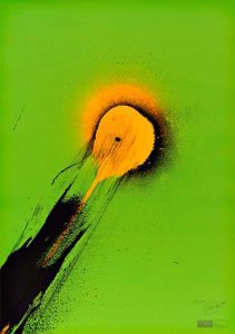 Otto Piene, Ohne Titel, 1975, Siebdruck, Grafik 84 x 59,5 cm