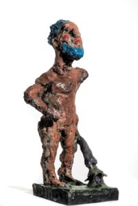 Markus Lüpertz: Herkules. 2016. Bronzeguss 45 x 19,5 x 17,7 cm