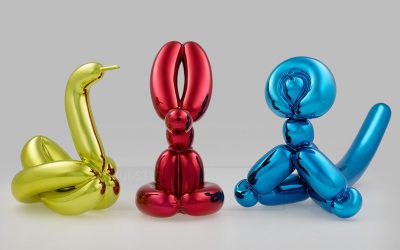 Jeff Koons Balloon Animals 2017 Swan Rabbit Monkey