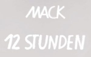 Heinz Mack 12 Stunden Grafik Siebdruck Buch Katalog