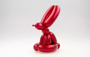 Jeff Koons Balloon Rabbit Red