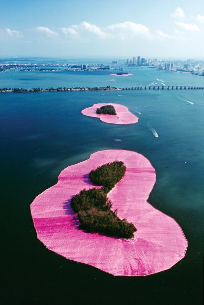 Christo and Jeanne-Claude Surrounded Islands