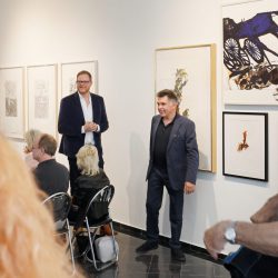 Ausstellungseröffnung "Norbert Tadeusz. Wirklichkeit und Illusion", Galerie Breckner, Düsseldorf, 31. August 2019 | Foto: Jack Kulcke