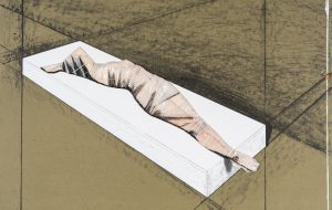 Christo und Jeanne-Claude Wrapped Woman Collage 1997