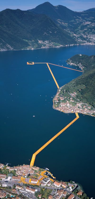 Christo & Jeanne-Claude, Wolfgang Volz, Lago d'Iseo – WV 38, 2016