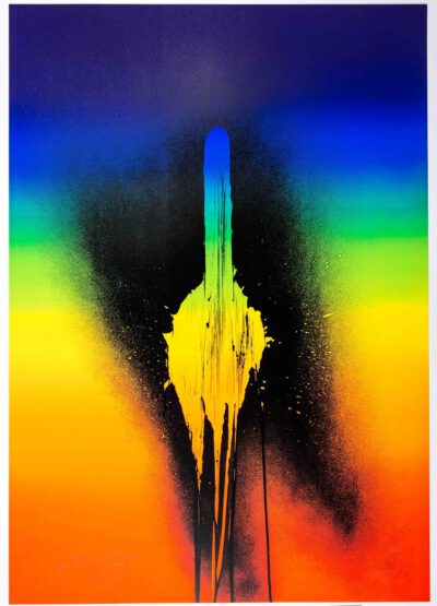 Otto Piene Love my Rainbow Serigrafie 1972
