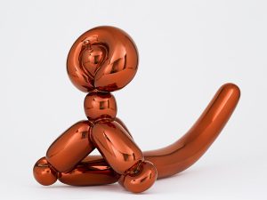 Jeff Koons, Balloon Monkey (Orange), 2019 © Jeff Koons