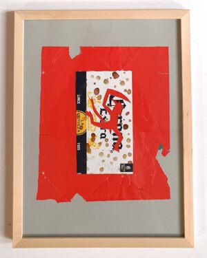 Felix Droese Teufel Corona 2 Papierschnitt 2020 32,5 x 42,5 cm