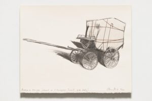 Christo und Jeanne-Claude Package on Carrozza Collage 1984