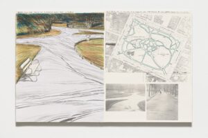 Christo und Jeanne-Claude Wrapped Walk Ways Collage 1983