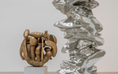 Tony Cragg Skulptur Edelstahl, It is it isn't, Stainless steel 310 x 100 x 122 cm, Foto: Charles Duprat