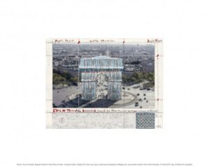 Christo Arc de Triomphe (Project for Paris) 2019 Pigmentdruck auf Bütten 40 x 50 cm Auflage: 500 Exemplare