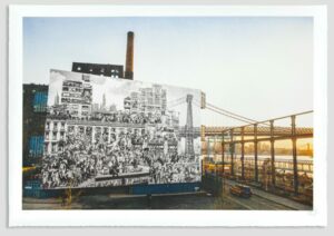JR The Chronicles of New York City, Domino Park, USA, 2020. Lithografie in der Abmessung 70 x 100 cm. Auflage: 180 Exemplare
