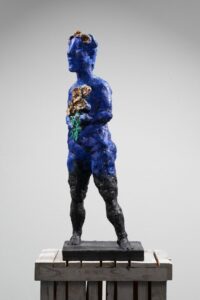 Markus Lüpertz Flora Skulptur Bronze 2019 100 x 37 x 35 cm