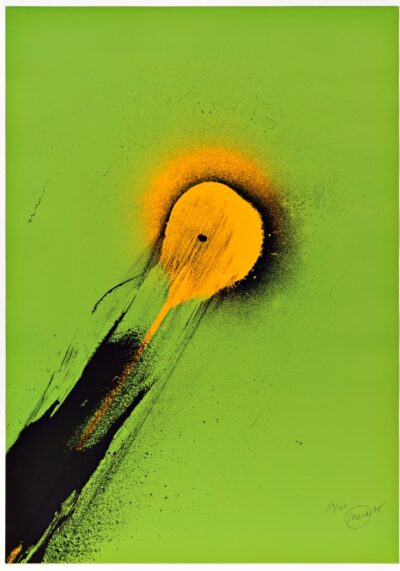 Otto Piene Grafik Ohne Titel 1975 Siebdruck 84 x 59,5 cm