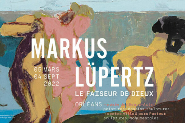 Plakat Ausstellung Markus Lüpertz Le Faiseur de Dieux