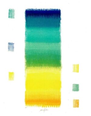 Heinz Mack, Spring, 1997, Siebdruck, Druck mit 32 Sieben auf RivesBütten, 80 cm x 60cm, 50 arabisch und 20 römisch nummerierte Exemplare