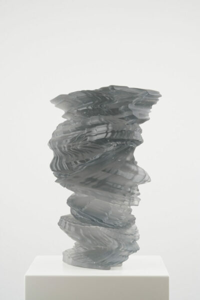 Tony Cragg Stacks Grey Glas Skulptur