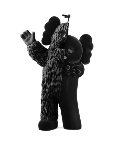 KAWS Kachamukku Black Skulptur 2022