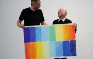 Heinz Mack Grafik Farb-Duett